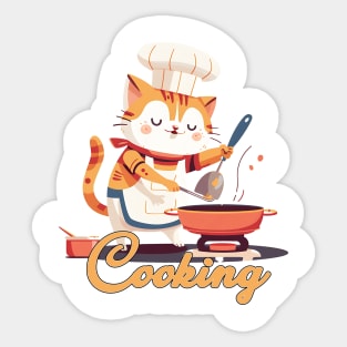 Cooking food lover Sticker